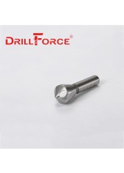 Drillforce Drill Bit Drill Bit HSS M2 M35 Cobalt Deburring 90 Degree Chamfer Hole Type Cutter (2-5 5-10 10-15 15-20mm)