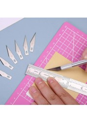 100pcs #11 Stainless Steel Blades Engraving Knife Blades Metal Blade Wood Carving Knife Blade Replacement Surgical Scalpel Craft