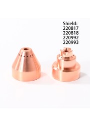 PMX65A-105A Plasma Consumables 220818 Shield Nozzle Electrode OEM For Overheating Powermax 220955 220817 220854 220953 220930 220941 220819 220816 220990 220842 220857 220994 220992 220993