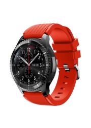 Brand Sport Silicone Strap For Samsung Gear S3 S 3 Frontier/Classic Band Bracelet 22mm Wrist Bands Replacement Rubber Strap