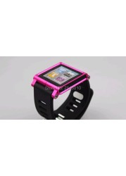 Multitouch Watch Band Kit Wrist Strap Bracelet For iPod Nano 6 6th 6g Aluminum Metal Case