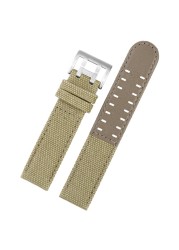 For hamilton khaki field watch h760250/h77616533/h70605963 H68201993 watch strap genuine leather nylon men watch band 20mm 22mm