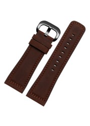 Genuine Leather Watch Band Men For Seven Friday M2/02 P1B/01 P2B/02 First Layer Cowhide Leather Bracelet Female 28mm Watch Strap