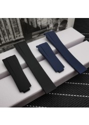 20mm Watch Band Top Quality Rubber Silicone Watchband for Role Strap for Daytona Submarine Perpetual GMT OYSTERFLEX