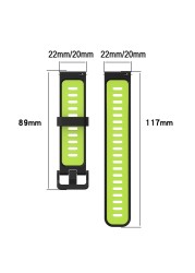 Silicone Band for Huawei Watch GT3 46mm/42mm 22mm/20mm Soft Silicone Sport Quick Release Watch Strap for Huawei GT3 Smartwatch