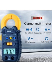 A3399 Digital Clamp Multimeter Smart Meter Tester AC/DC Voltage Resistance Capacitance Frequency Tester Detector