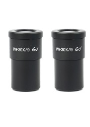 2pcs WF10X WF15X WF20X WF25X WF30X Wide Field Eyepiece for Trinocular Microscope Stereo Microscope 30mm Interface Installation