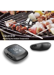 AidMax Pro05 Large LCD Digital Meat Steak Cooking Thermometer for Kitchen Convenience with Storage Travel Shockproof Carry