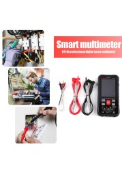 HT116 Auto Range Smart Digital AC Meter 1000V 10A True RMS DC Tester AC Voltmeter Ammeter Ohm Voltage Current Meter