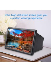 3D Mobile Phone Screen Magnifier Stereoscopic HD Amplify Stand Movie Video Desktop Smartphone Amplifier