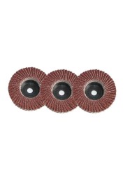 5pcs Flat Flipping Discs 50/75mm 3 Inch Sanding Discs 80 Grit Grinding Wheels Wood Cutting Blades for Angle Grinder