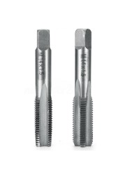 2pcs Hss Right Hand Tap Drill Hand Tools Screw Thread Metric Plug Taps M2 M3 M4 M5 M6 M8 M10 M12 M16 M20 M22 M24 M27 M30