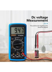 ANENG DT-9205A الفولتميتر الرقمي الحالي الجهد متر جهاز اختبار المقاومة يده مقياس التيار الكهربائي المقاومة السعة