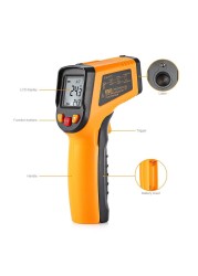 Infrared Digital Thermometer C/F Non-contact Infrared Thermometer Infrared Laser Thermometer Gun -50~380/600 Degree