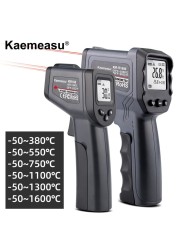 -50~1600C Single/Double Laser Thermometer Industrial Digital Infrared Thermometer Non Contact Thermometer Gun Thermometer