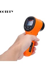 LCD Infrared Thermometer Non Contact Laser Point Industrial Thermometer Heat Gun 50~550℃ -58~1022℃ HW550