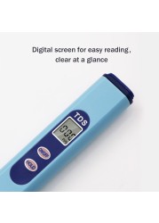 Digital TDS Water Quality Tester Accurate Water Quality Monitor Analyzer for Drinking Water Aquarium Swimming Pool Aquaculture