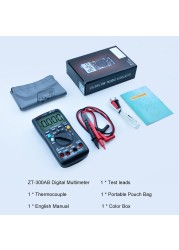 BSIDE Professional Auto/Manual Digital Multimeter 6000 Counts LCD True RMS Smart Voltage Current Frequency Thermometer