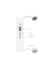 نوعية المياه متر LCD الرقمية TDS درجة الحرارة جهاز اختبار مياه القلم يده تحليل جودة المياه قياس كشف رصد