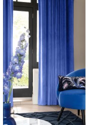 Matte Velvet Curtains Eyelet Lined