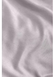 Collection Luxe 300 Thread Count 100% Cotton Sateen Duvet Cover And Pillowcase Set Satin Stitch