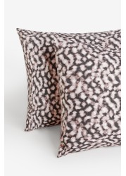 2 Pack Organic Abstract Duvet Cover and Pillowcase Set