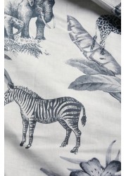 Floral Safari Duvet Cover and Pillowcase Set