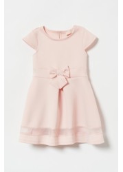 Lipsy Mini Cap Sleeve Scuba Bow Dress