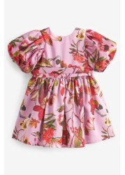 Floral Print Taffeta Dress (3mths-8yrs)