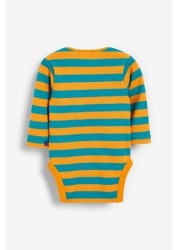 Long Sleeve Baby Bodysuits 3 Pack (0mths-3yrs)