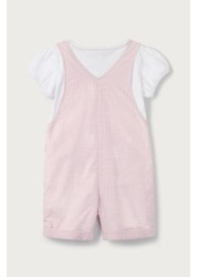 The White Company Dungaree Shorts & Top Set