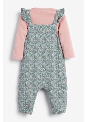 Ditsy Baby Dungarees (0mths-3yrs)