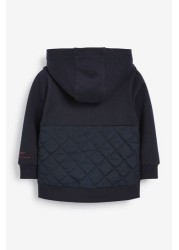 Baker by Ted Baker Navy Zip Through Hoodie