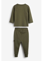 Jersey Long Sleeve Top And Jogger Set (3mths-7yrs)