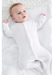 5 Pack Essentials Baby Sleepsuits (0-9mths)