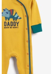 Dinosaur Single Sleepsuit (0-2yrs)