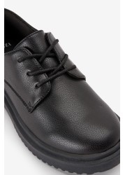 School Chunky Lace-Up Shoes Standard Fit (F)