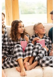 Cyberjammies Charcoal Checks Long Sleeve Pyjamas