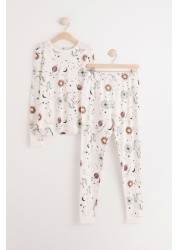 Lindex Kids Printed Top & Bottoms Co-Ord Set