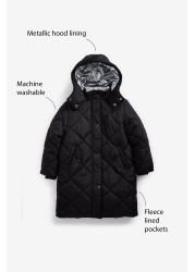 Shower Resistant Quilted Padded Coat (3-16yrs)