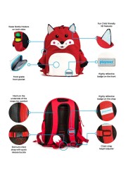 Playzeez Amber Red The Fox Backpack