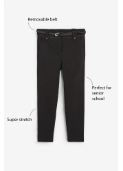 Senior Belted Skinny School Trousers (9-17yrs)