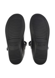 Start-Rite Poppy Black Leather T Bar School Shoes