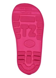 ToeZone Pink Love Heart Print Wellies