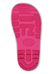 ToeZone Pink Tie Top Camo Wellies