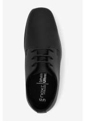 Leather Derby Lace-Up Shoes