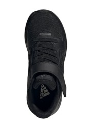 adidas Black RunFalcon Youth & Junior Strap Trainers