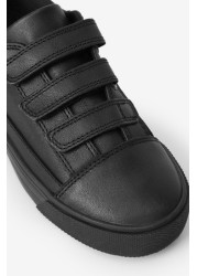 Leather Triple Strap Shoes Standard Fit (F)