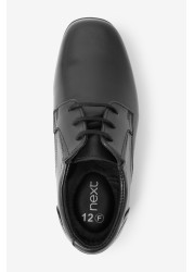 School Leather Formal Lace-Up Shoes Standard Fit (F)