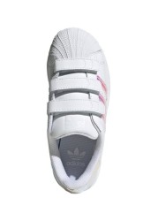 حذاء رياضي Superstar Velcro Junior من adidas Originals